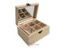 Preview: Holzkästchen Holz Schmuckkästchen Aufbewahrungsbox Sammelkasten mit Spiegel